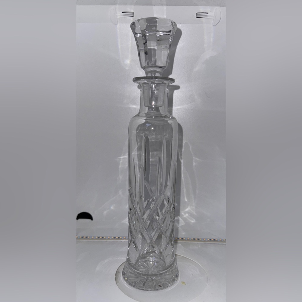 VTG  Royal Gallery 24% Lead Crystal Wine Decanter & Stopper 12”